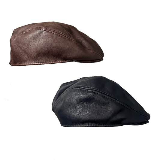 Men's •IVY• Leather Driving Cap