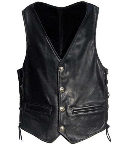 Men's •Garbie• Buffulo Nickel Snap-Front Pocket Vest