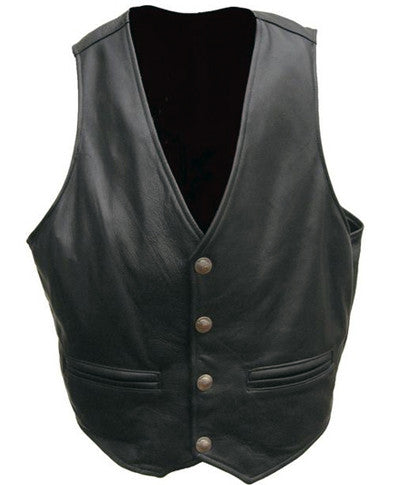 Men's •Garbie• Buffulo Nickel Snap-Front Pocket Vest