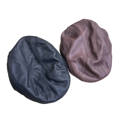Men's •IVY• Leather Driving Cap