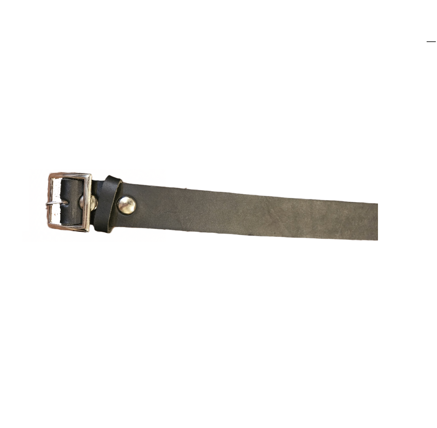 Adult • 1 1/4" Heavy Weight 10oz. Leather Work Belt • 28"-72" Waist