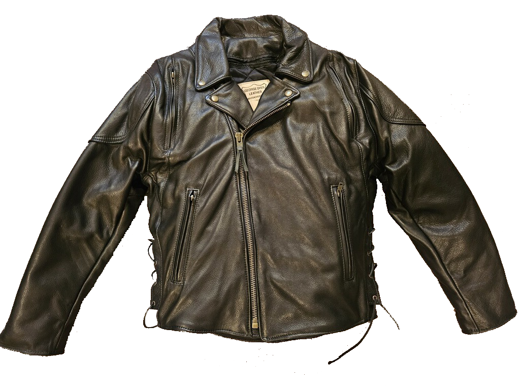 Men's  Leather Motorcycle Jacket