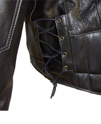 Men's  •Morrison• Leather Motorcycle Jacket