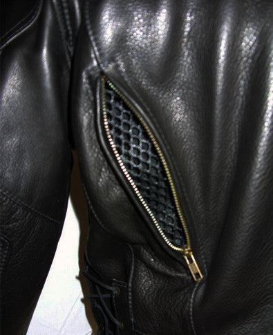 Men's  •Morrison• Leather Motorcycle Jacket